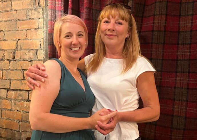 Cathy Smith with Melanie Shaw